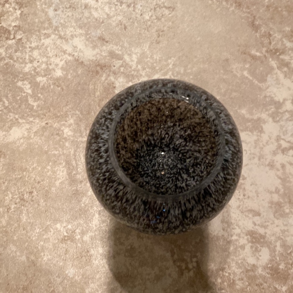 West Elm small black speckled vase - Picture 3 of 5
